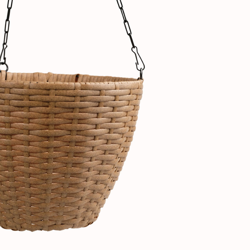 Hanging Planters, Indoor Outdoor Plant Holders (Set of 2) - Brown