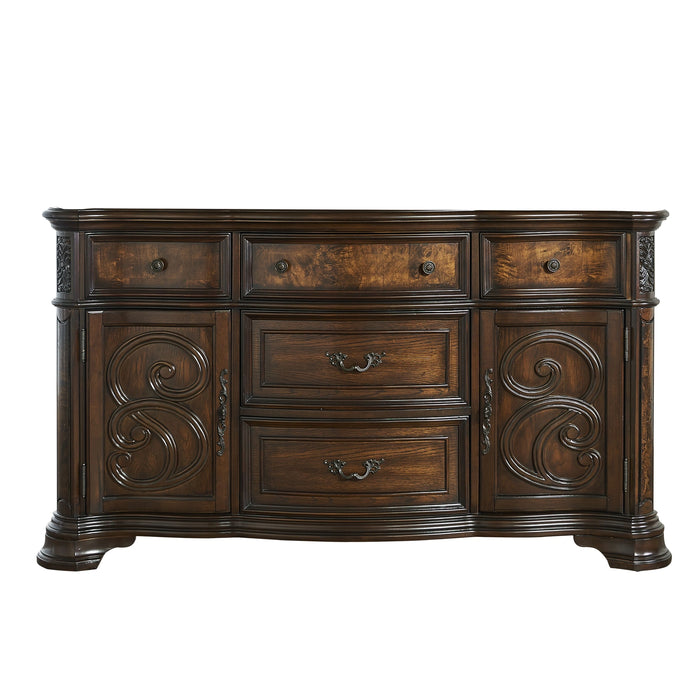 Steve Silver Royale Buffet in Brown Pecan