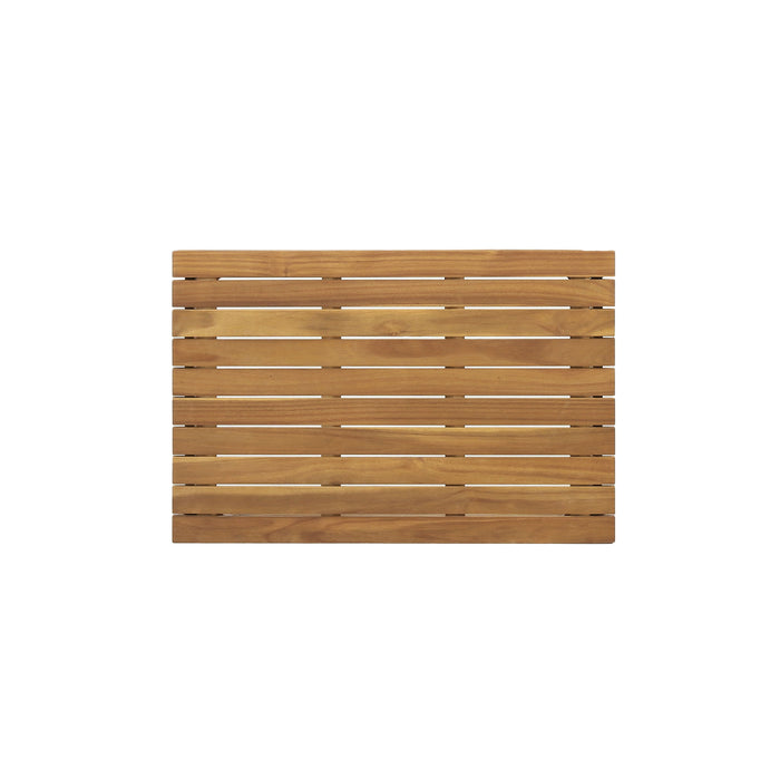 Hueber - Outdoor And Rope 4 Seater Chat Set With Cushions - Teak