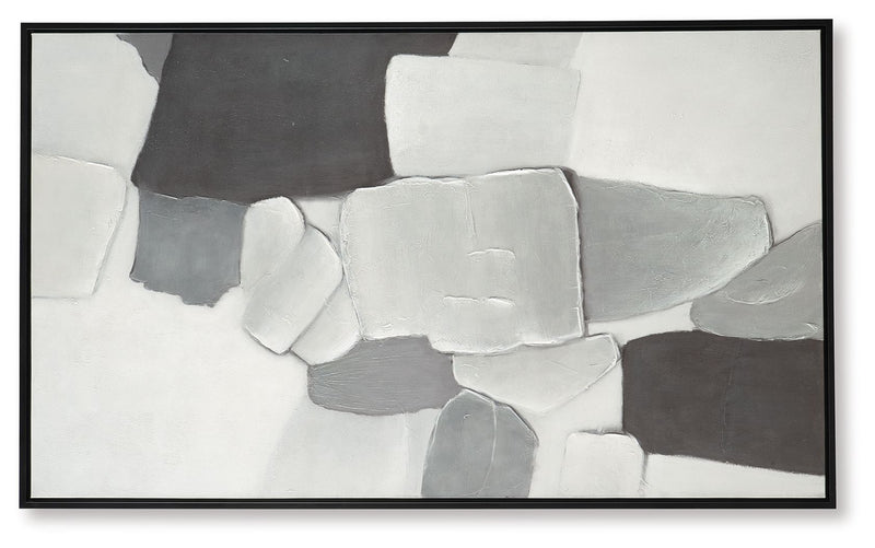 Adilson - Wall Art - White / Gray / Black