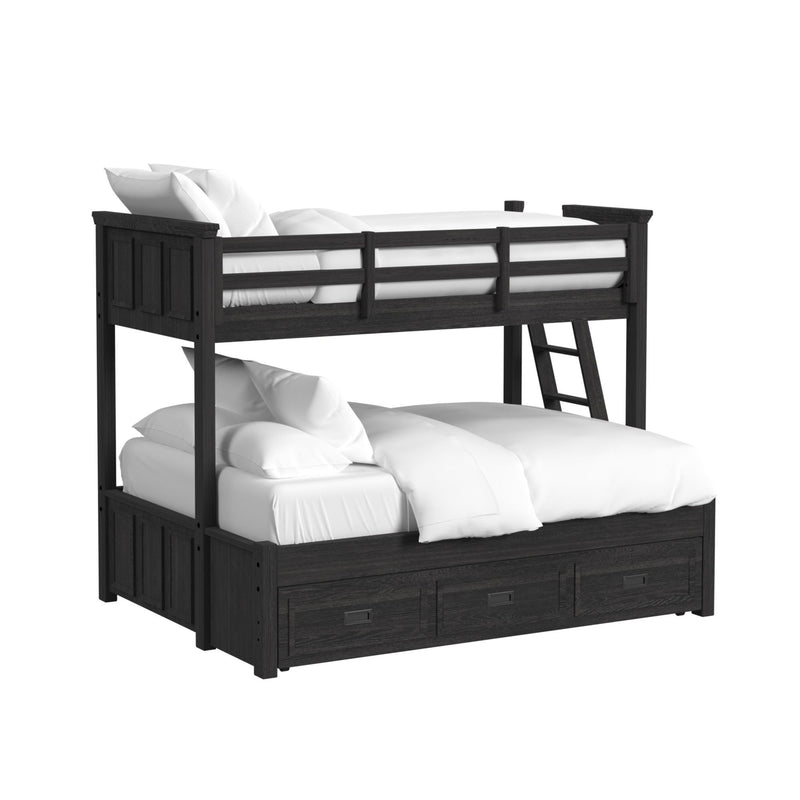Hampton Kids - Bunk With Ladder And Trundle Bedroom Set