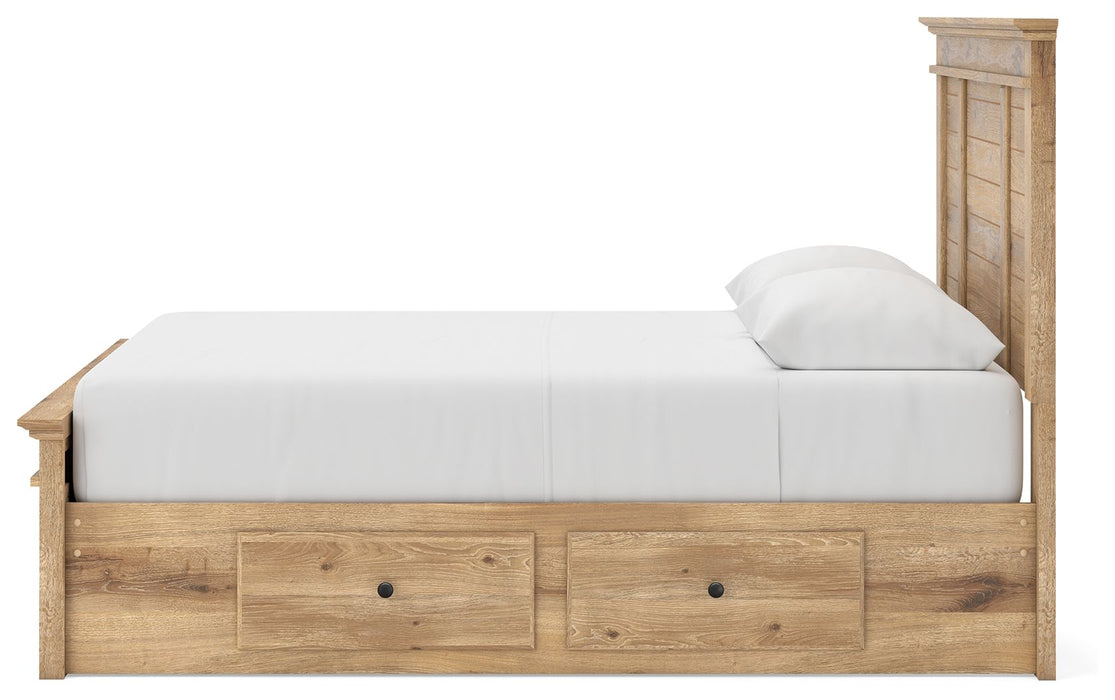 Makidern - Panel Storage Bed