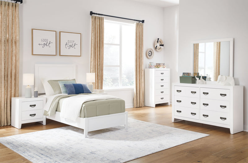 Binterglen - Five Drawer Chest - White