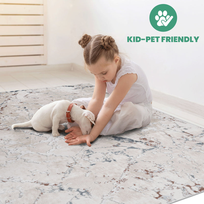 Marfi - 2' X 3' Contemporary Area Rug - Multi