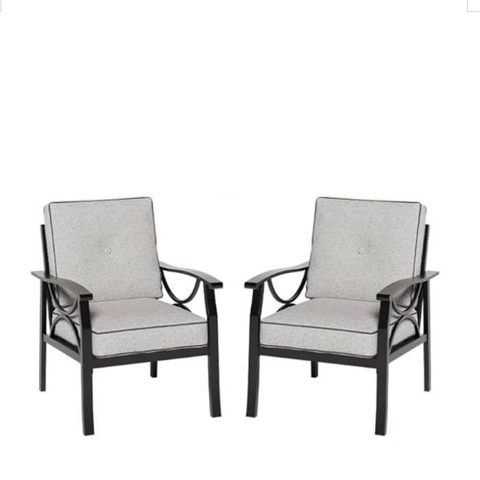 Patio Furniture Set, Coffee Table And Cushions For Backyard