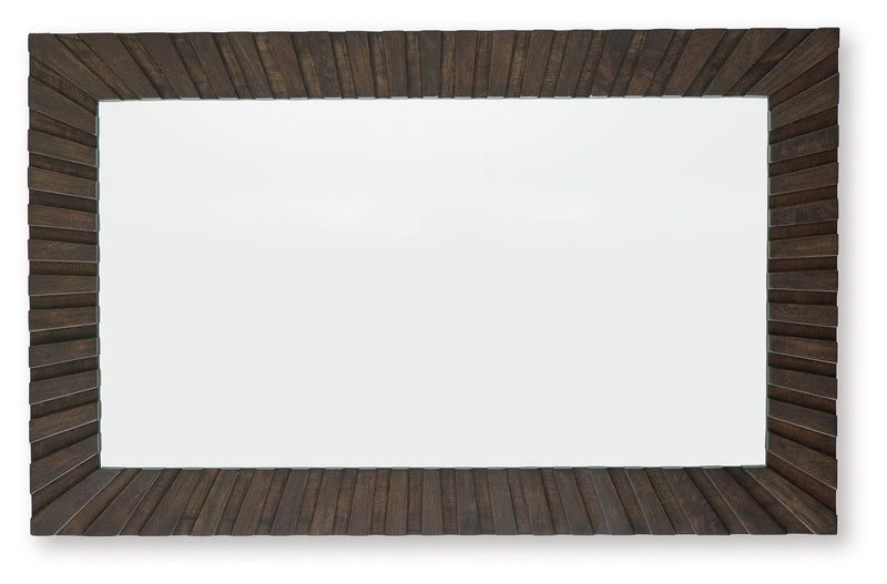 Advin - Accent Mirror - Dark Brown