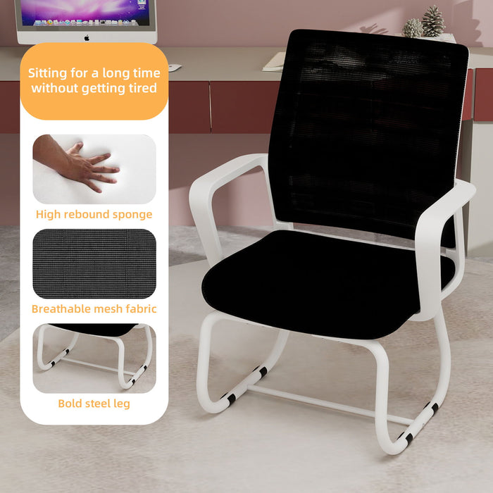 Minimalist Office Chair With Soft Backrest