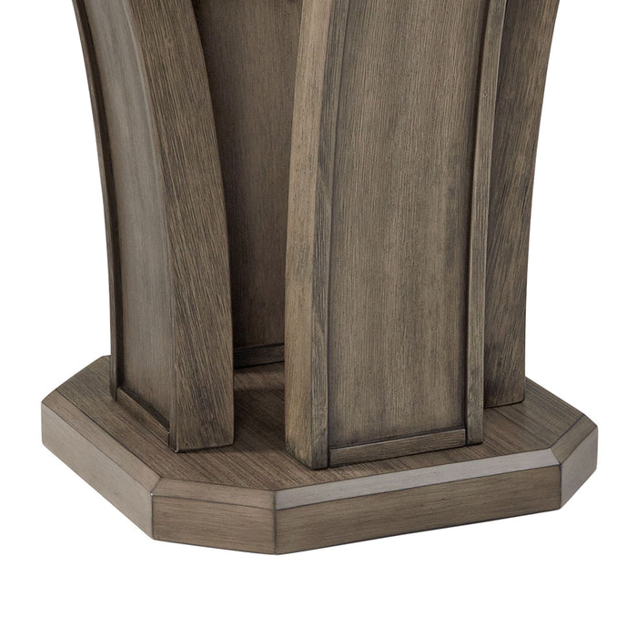 Dapper - Square End Table - Gray