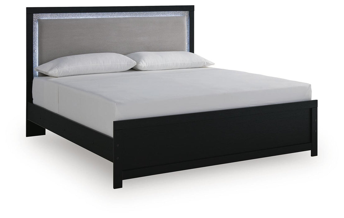 Maeling - Upholstered Panel Bed