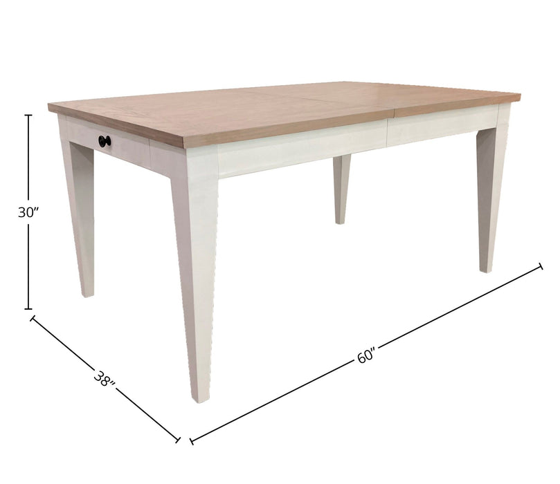 Americana Modern Dining - Rectangular Dining Table With Extensions - Cotton
