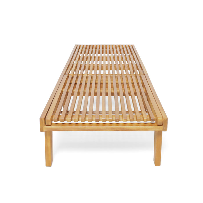 Nadine - Stylish Chaise Lounge Chair - Teak