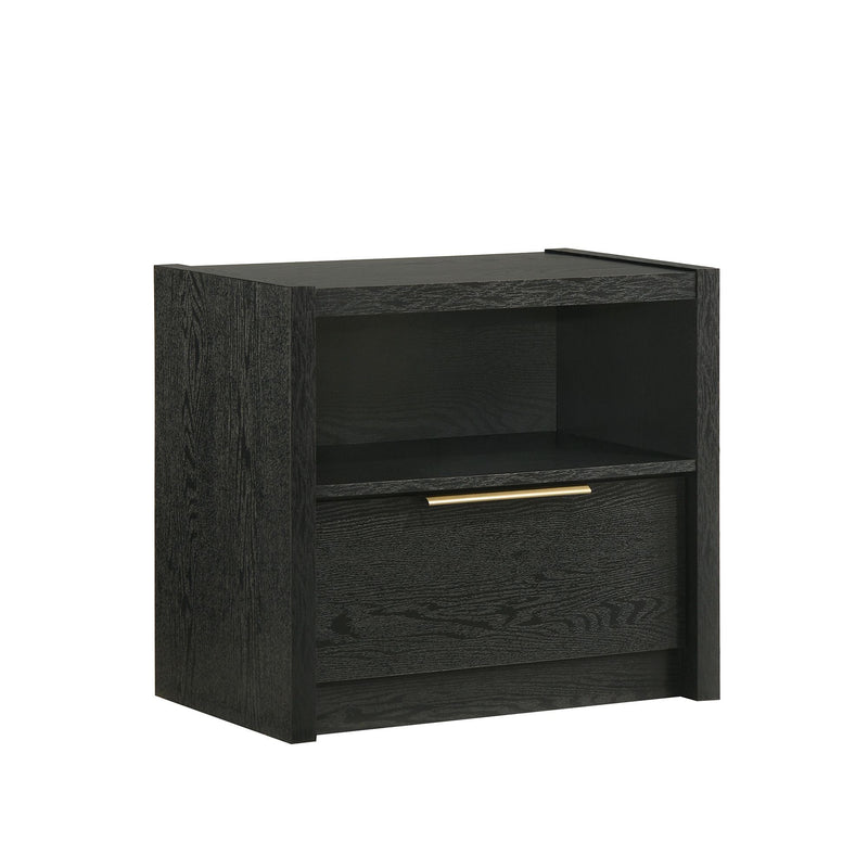 South Bend - Nightstand With USB - Black