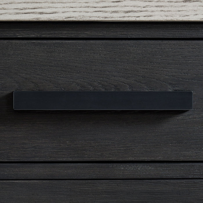 Axel - Server - Light Gray / Espresso