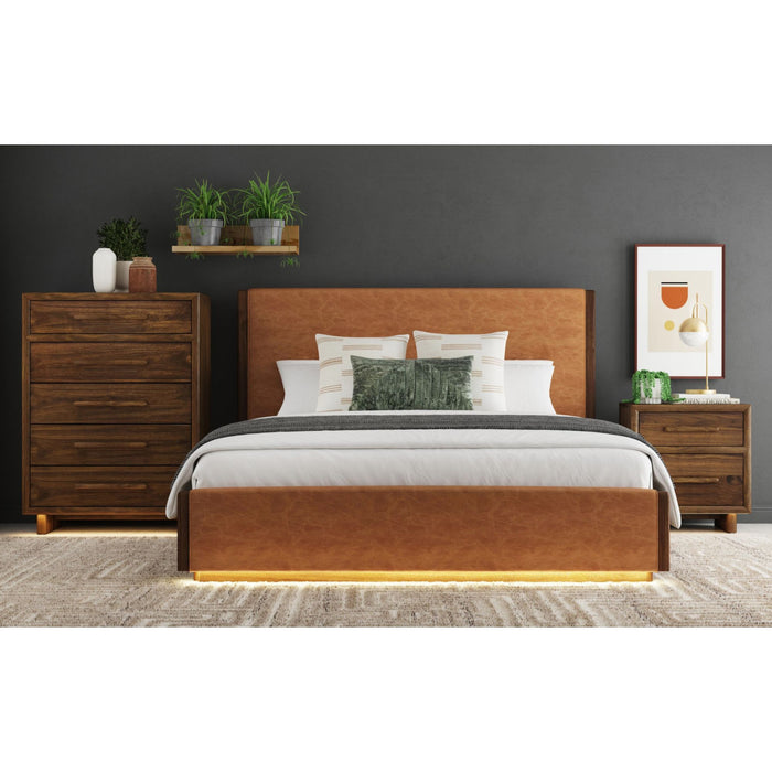 Brisbane - Chest With LED - Brown