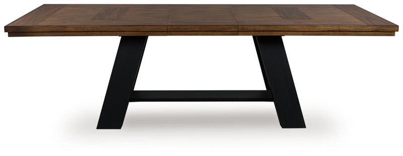 Greddinton - Dining Extension Table - Brown / Black