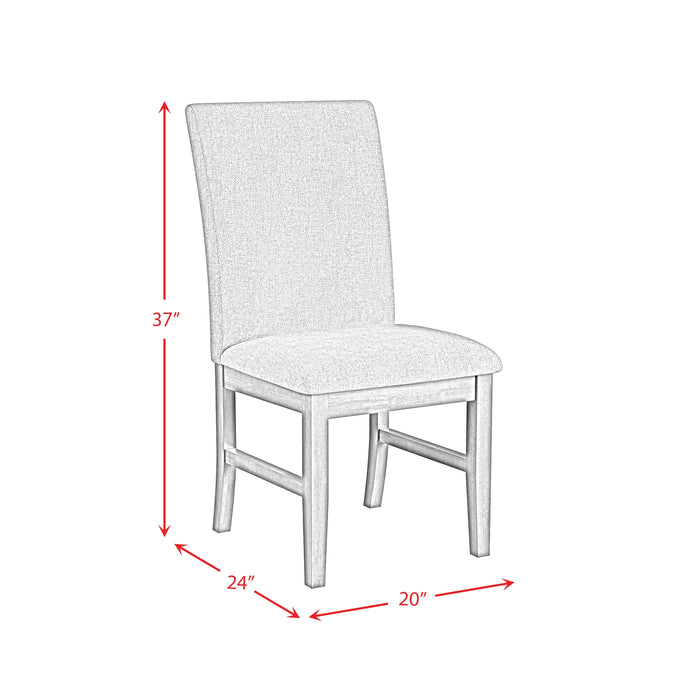 Santa Barbara Dining Side Chair with Fabric in Walnut (2 Per Carton)