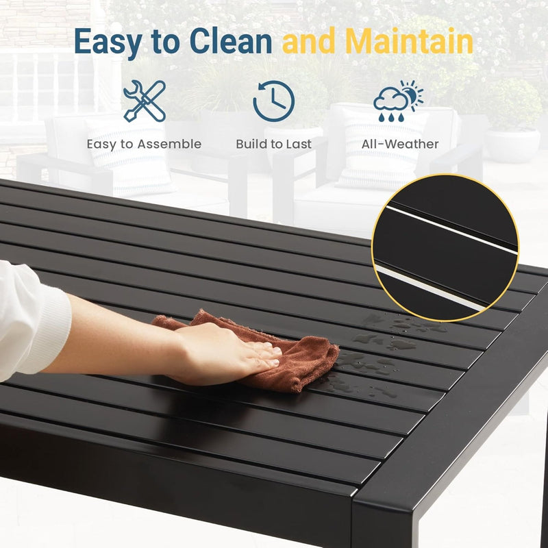 Outdoor Patio Set, All-Weather With Thick Cushions