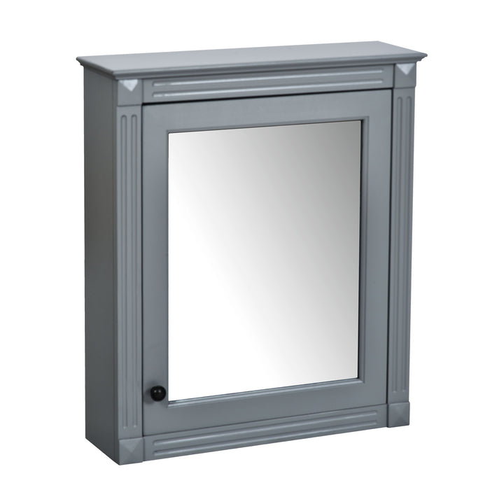 Wall Mounted Bathroom Storage Cabinet With Mirror, Medicine Cabinet With Height Adjustable Shelf