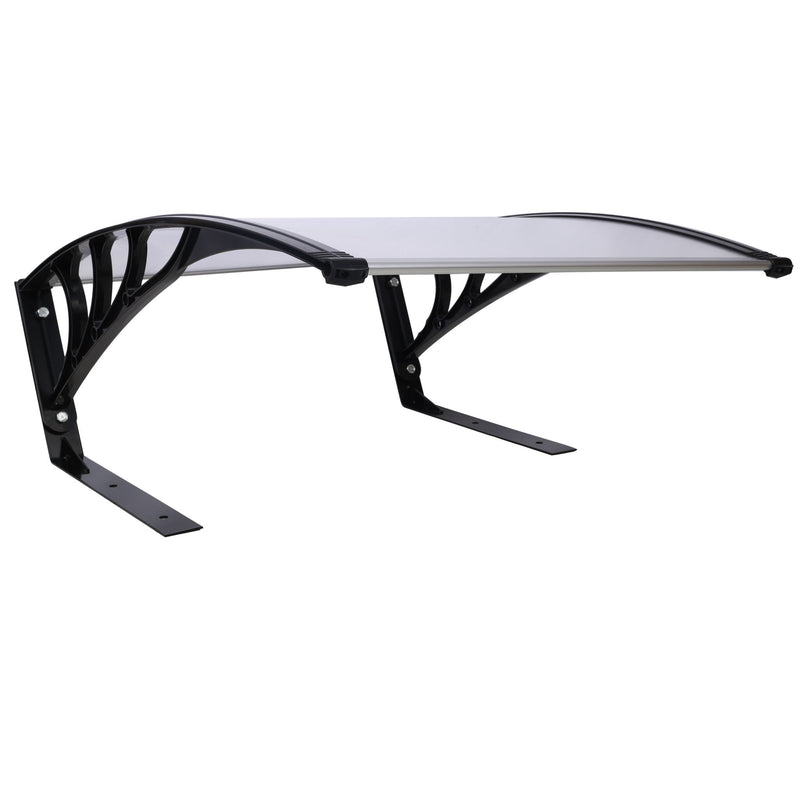 Weather Resistant Polycarbonate Canopy Outdoor Shade Cover For Robotic Lawn Mowers - Black