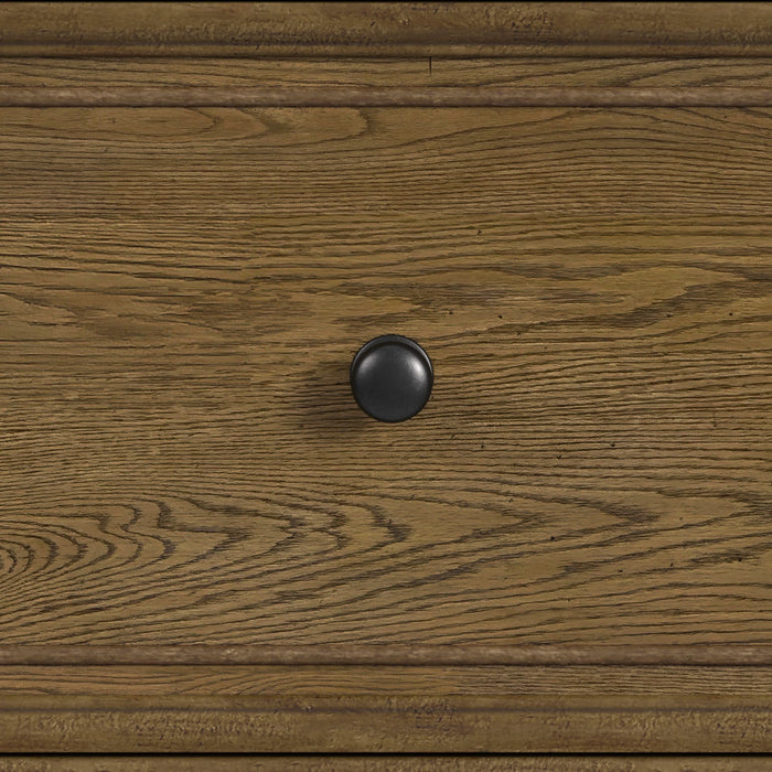 Heritage & Home Nightstand with USBC in Oak Brown