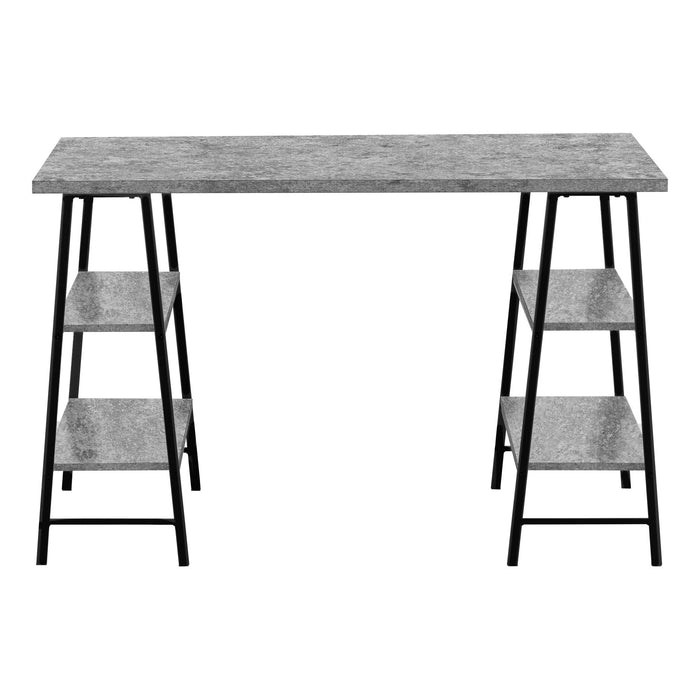Computer Desk For Home Office, Laptop, Storage Shelves, Contemporary & Modern