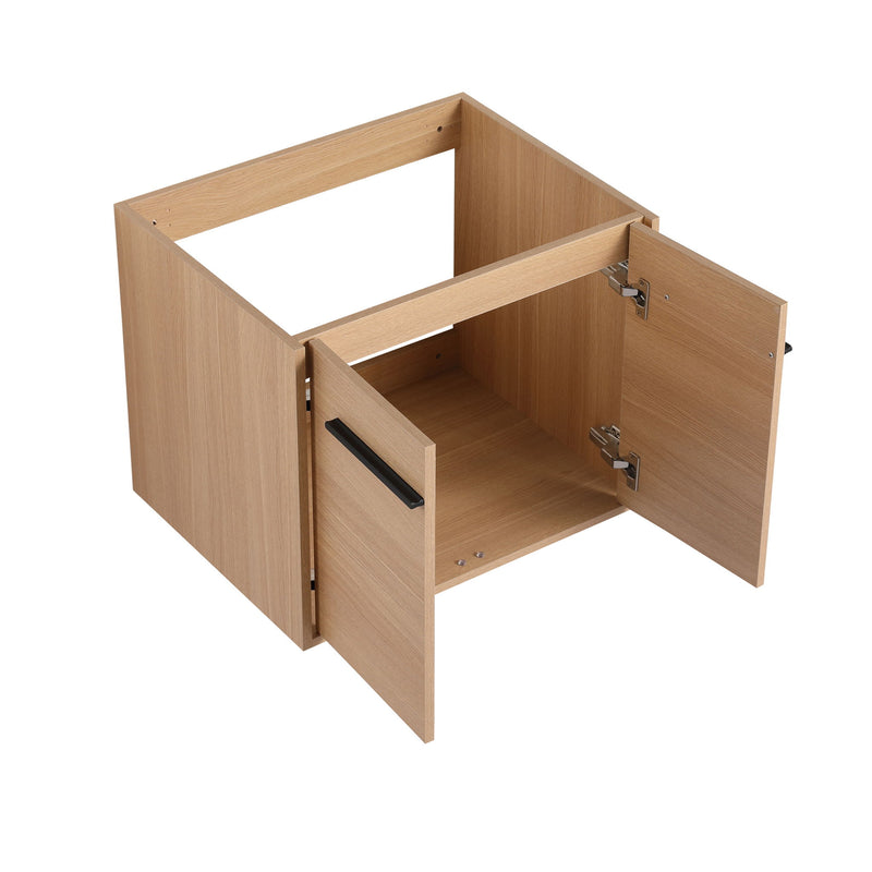 Bathroom Vanity Set With Resin Countertop Sink, 2 Doors