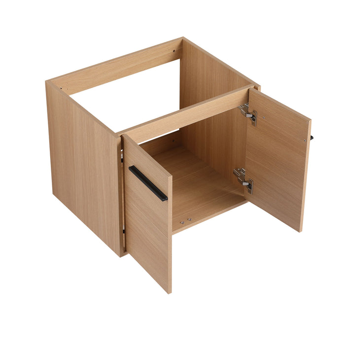 Bathroom Vanity Set With Resin Countertop Sink, 2 Doors