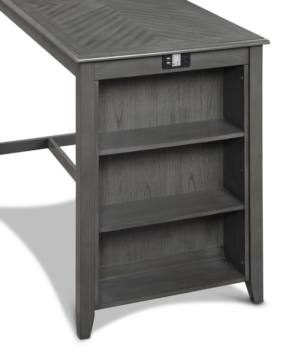 Amy - 60" Counter Table & Chairs With Storage