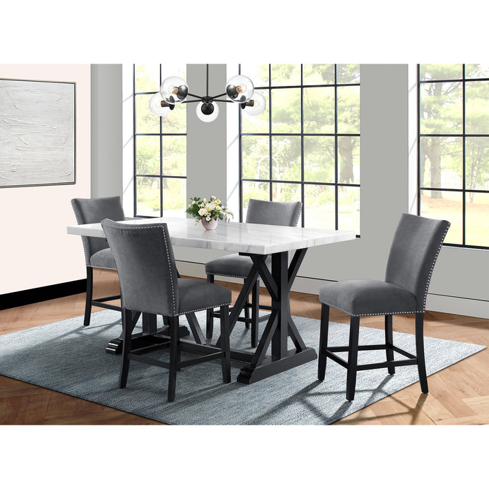 Tuscany 70" Marble Counter Height Dining Table