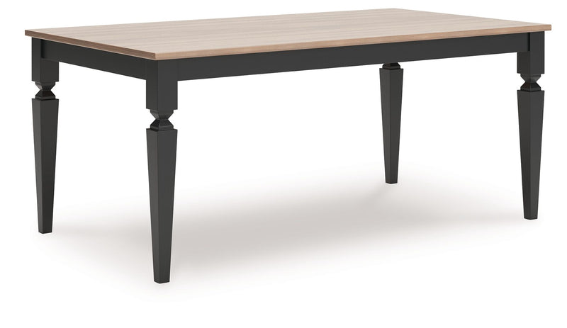 Brenkerton - Rectangular Dining Room Table - Grayish Brown / Black