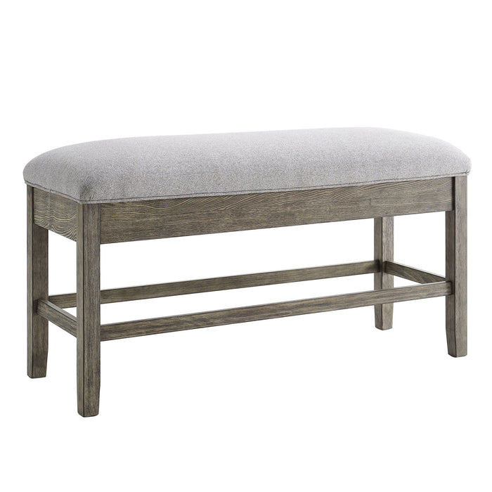 Grayson - Counter Bench - Gray / Light Brown