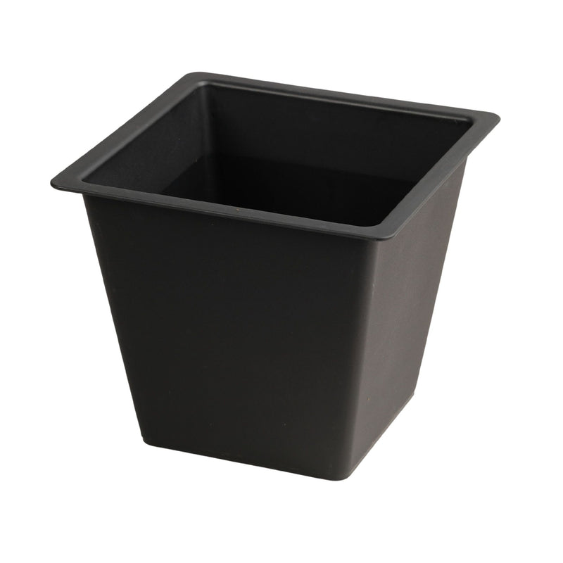 Cubic Planter Box, Plant Pot With Insert Indoor Outdor - Black
