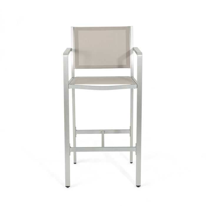 Outdoor Rust Proof Aluminum Barstools (Set of 2)