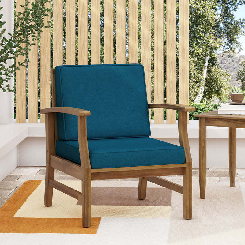 Perla - Contemporary Club Chair With Water Resistant Cushionі