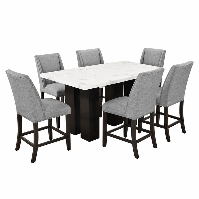 Faust - Adjustable Table Counter Chairs Set