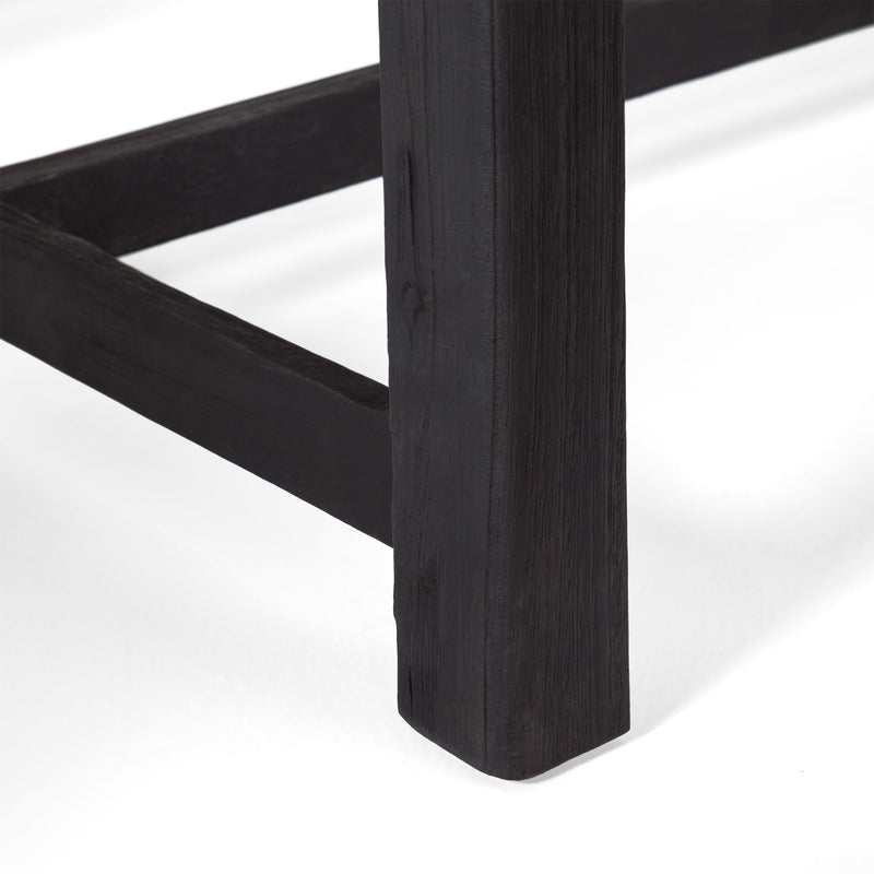 Cloud - Outdoor Bench With Acacia Wood Frame And Slat Panel Design