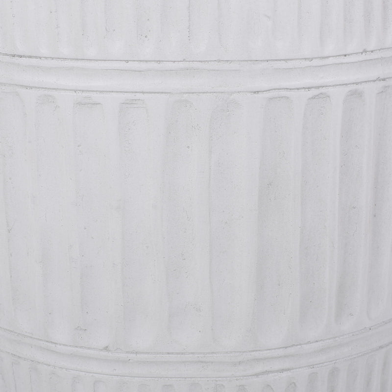 Outdoor Patio End Table - Antique White