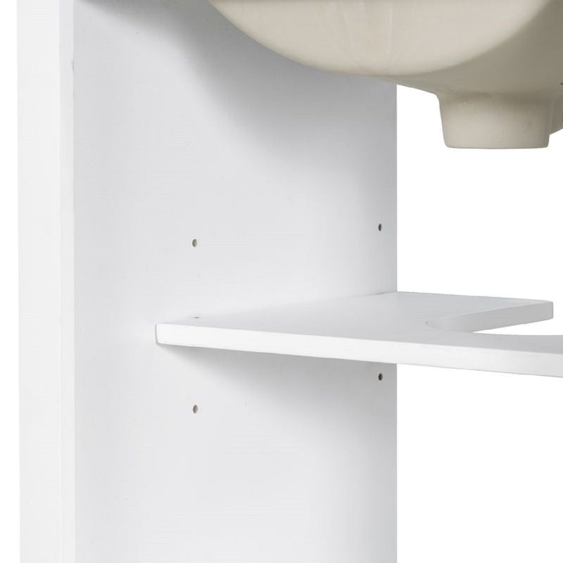 Bathroom Vanity With Sink, Soft Close Door, Adjustable U-Shaped Shelf