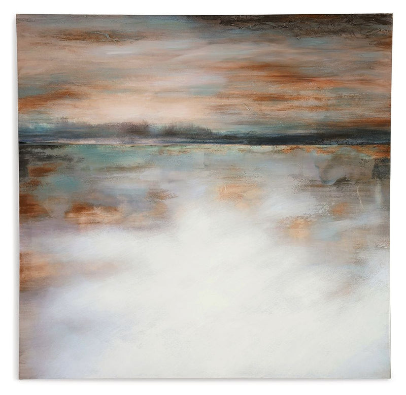 Weatheridge - Wall Art - Grey / Gold