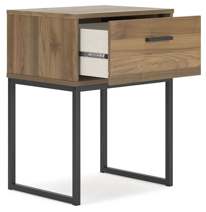 Deanlow - One Drawer Night Stand - Honey