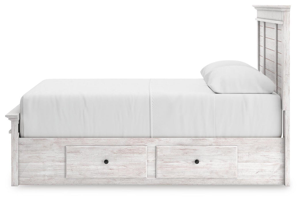 Makidern - Panel Storage Bed