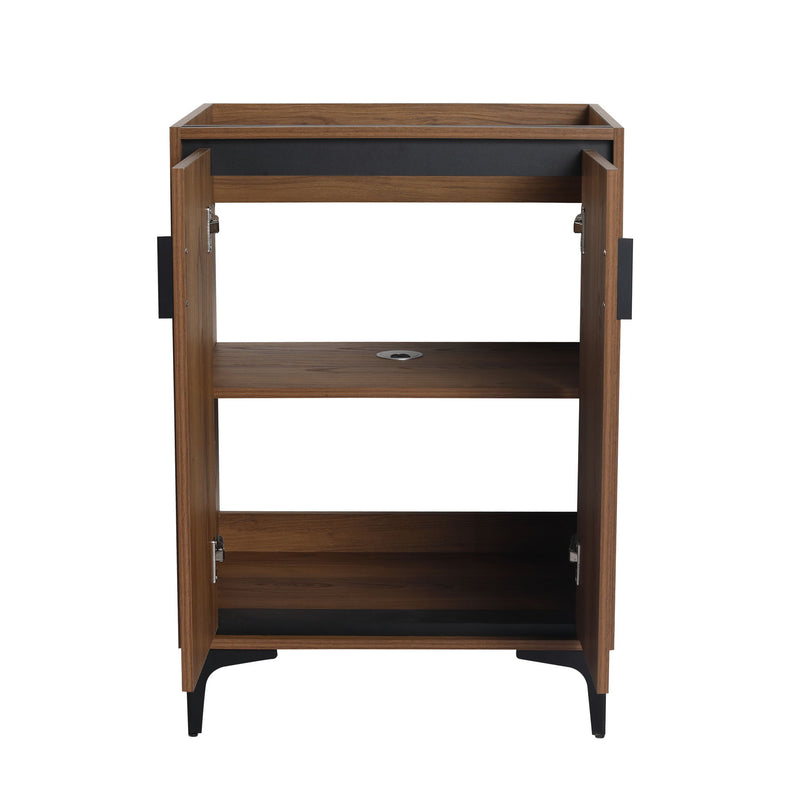 Modern Bathroom Vanity Storage Cabinet With Soft Closing Doors And Engineered Wood Construction