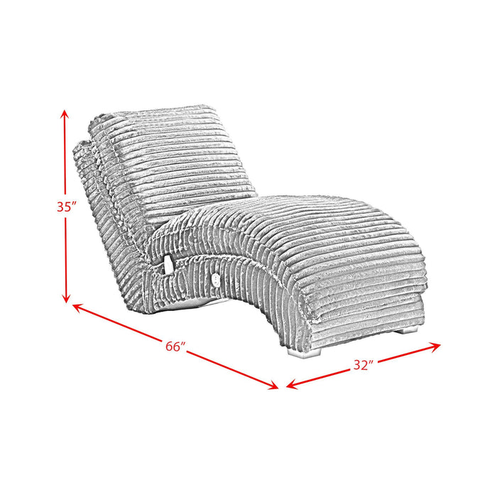 Nori - Chaise With Heat Massage, USBC, LED