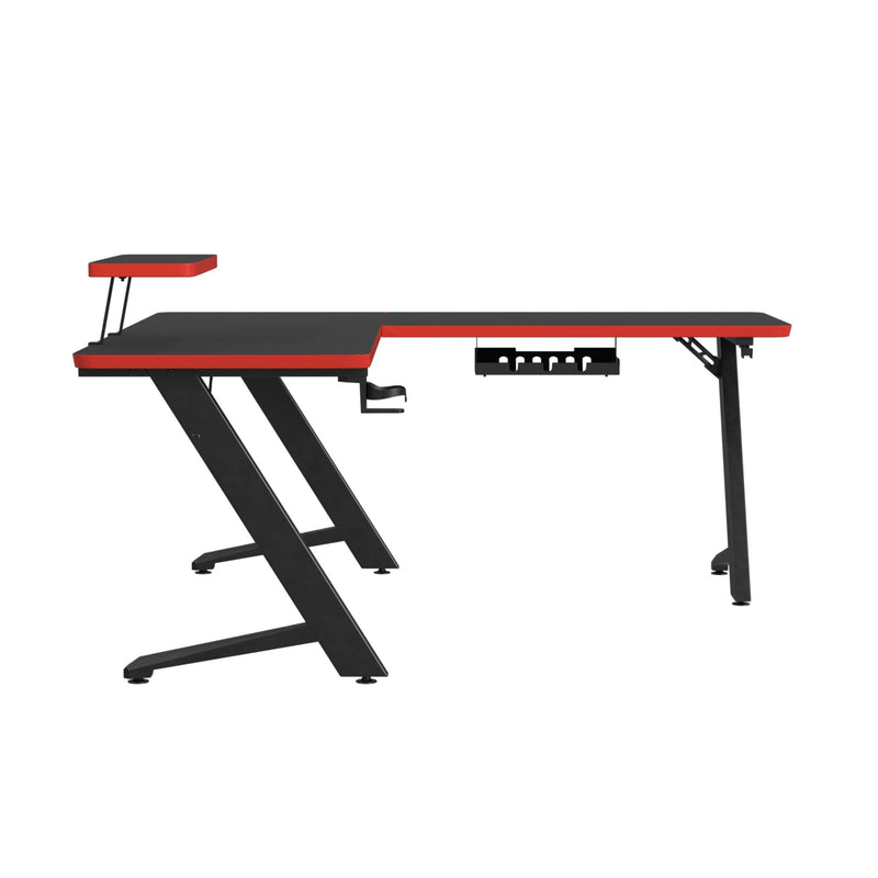 Waterside - L-Shape Desk - Black