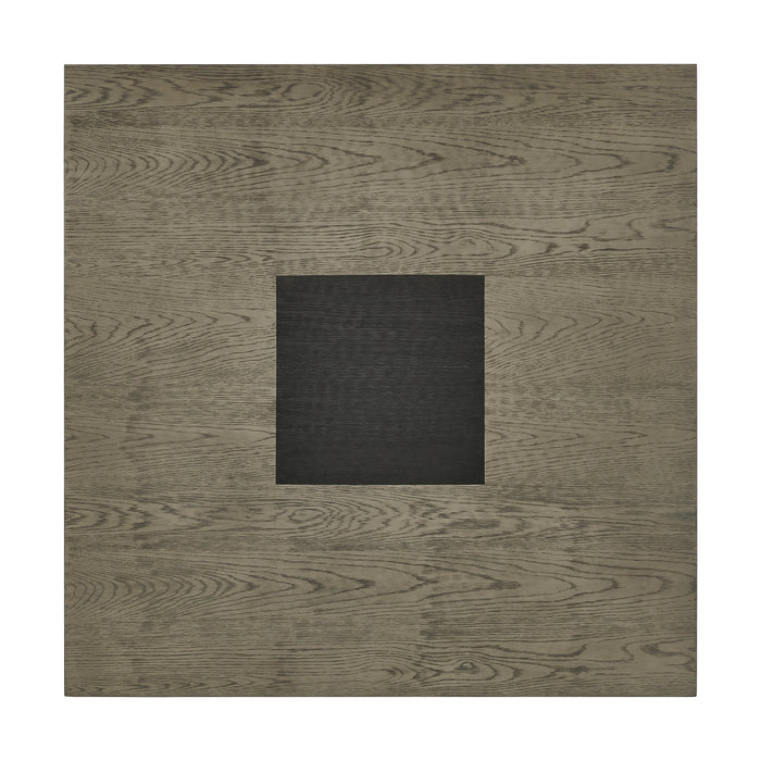 Jemma 3PC Occasional Table Set in Grey and Dark Espresso-Coffee Table & TwoEnd Table