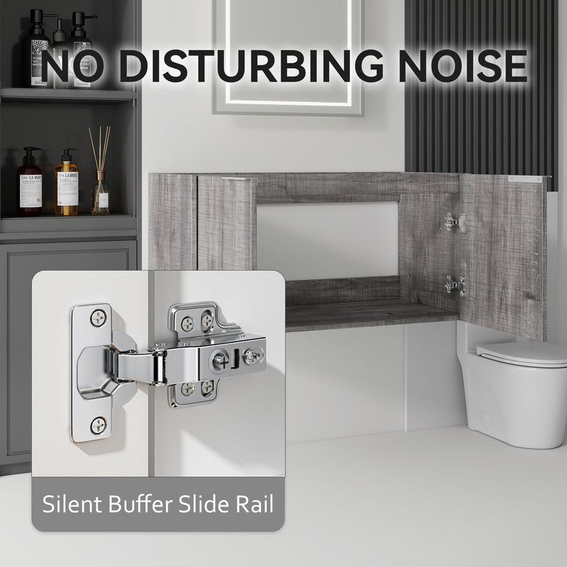 Floating Bathroom Vanity Cabinet With Soft Close Double Doors, Spacious Interior Storage, Wall Mounted, Cabinet Only
