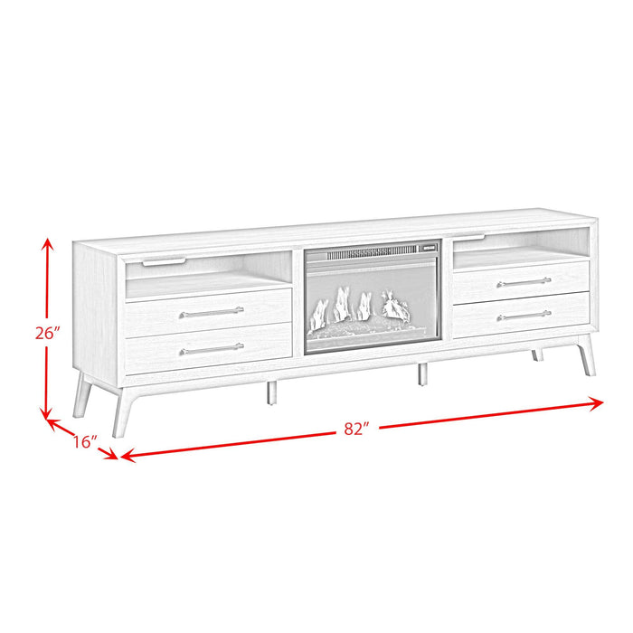 Westland - Entertainment Unit With 82" TV Console