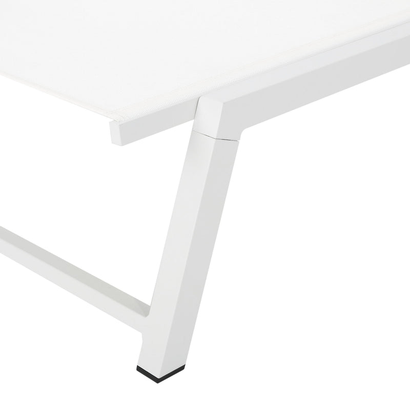 Myers - Chaise Lounge - White