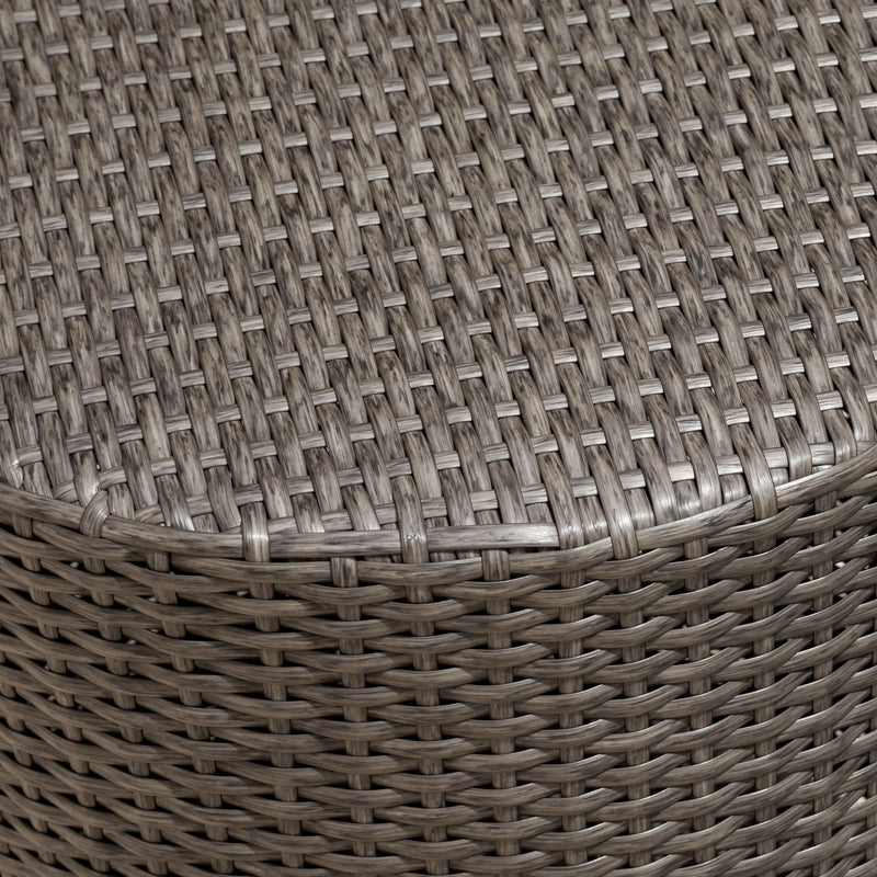 Keaton - Barrel Side Table - Gray