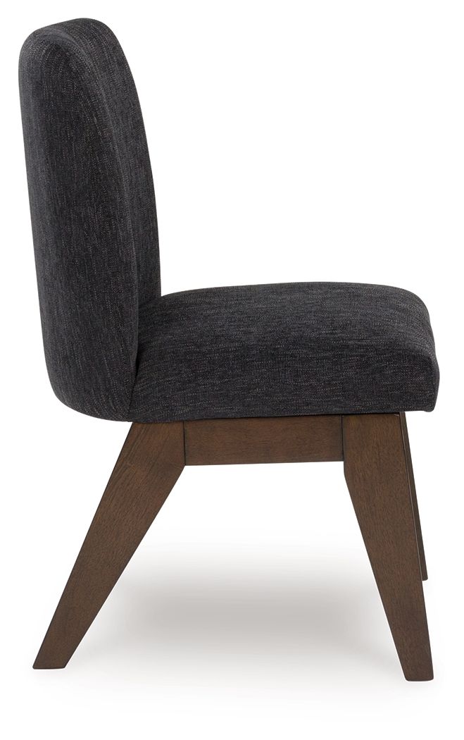 Dilenno - Dining Upholstered Side Chair (Set of 2) - Dark Brown
